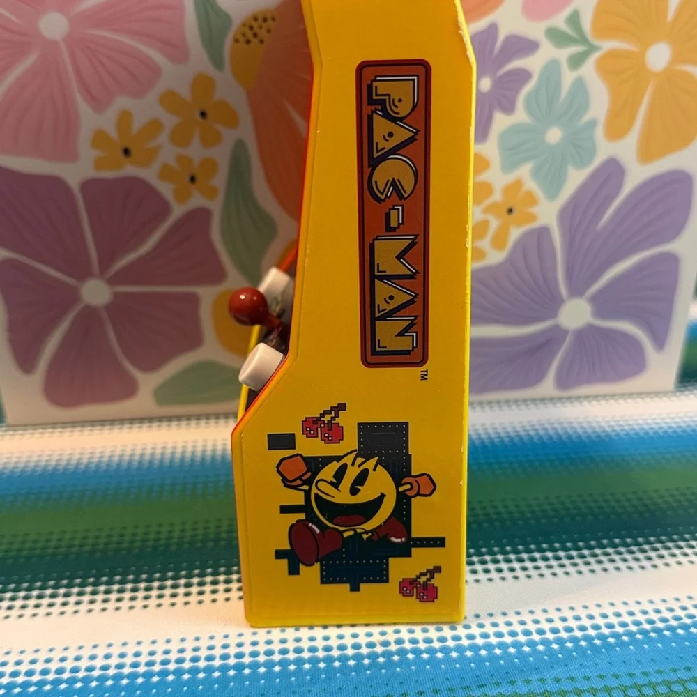 Mini Arcade Game Console - Yellow/Red PAC-MAN